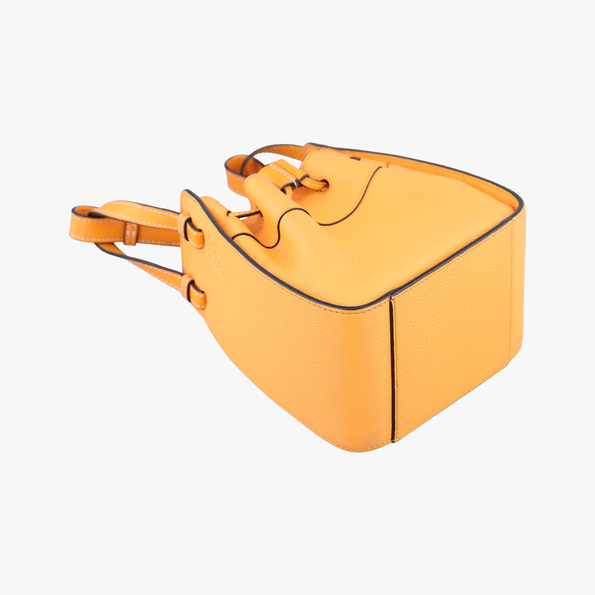 Pre-owned Loewe Hammock Mini Orange Leather  shoulderbag | stylenewstar
