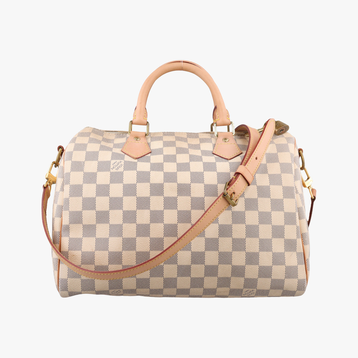 Pre-owned Louis Vuitton Speedy 30 AZUR Damier Canvas N41533 shoulderbag | stylenewstar