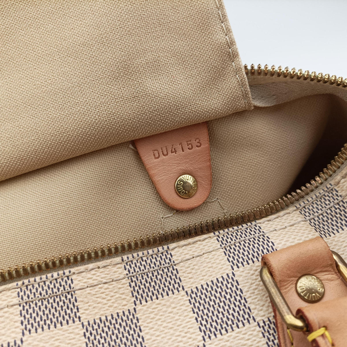 Pre-owned Louis Vuitton Speedy 30 AZUR Damier Canvas N41533 shoulderbag | stylenewstar