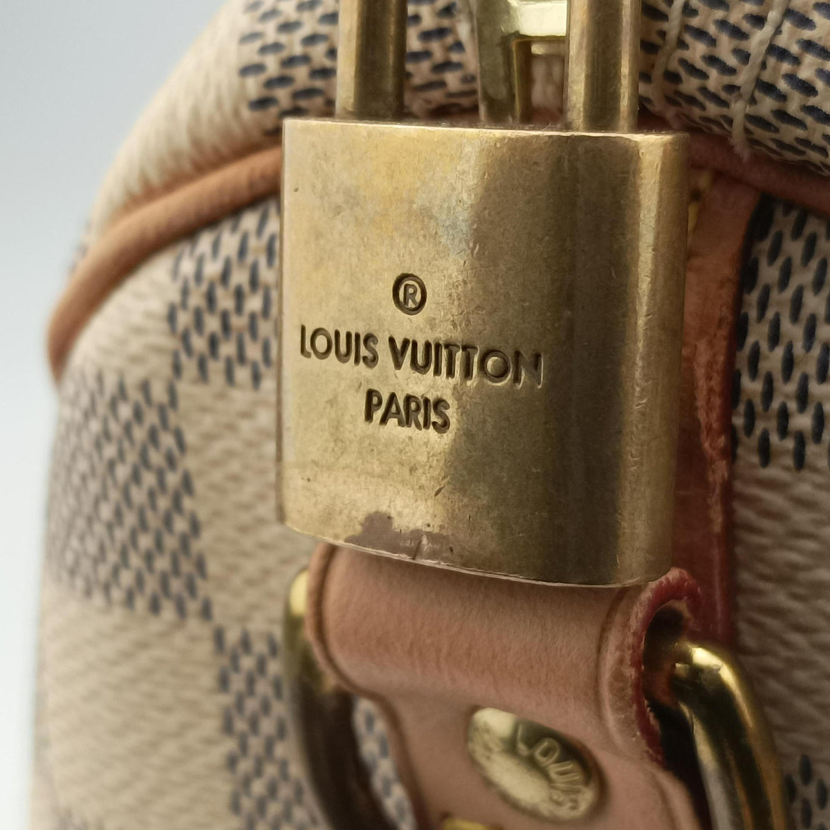 Pre-owned Louis Vuitton Speedy 30 AZUR Damier Canvas N41533 shoulderbag | stylenewstar