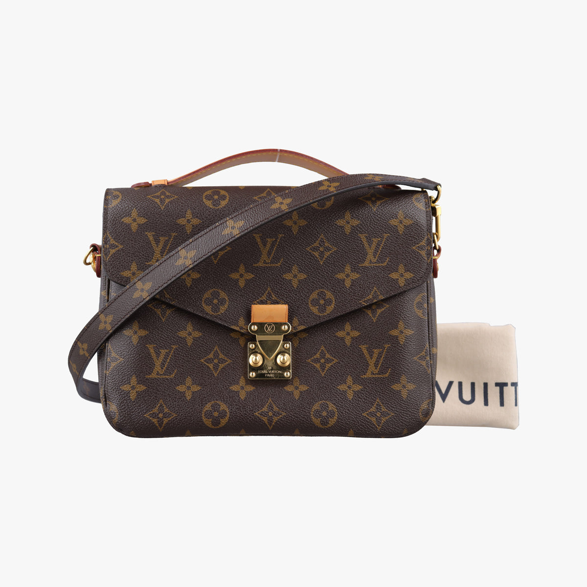 Vintage Louis Vuitton Pochette Metis MM Brown Monogram Canvas M44875 shoulderbag | stylenewstar
