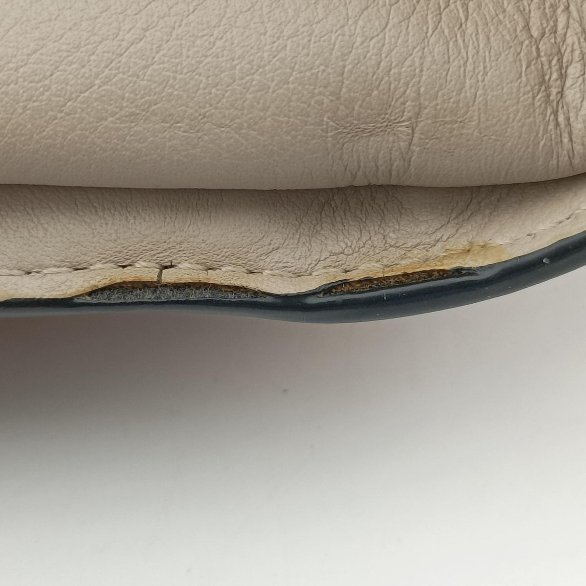 Pre-owned Loewe Hammock Beige× Brown × Black Leather  shoulderbag | stylenewstar