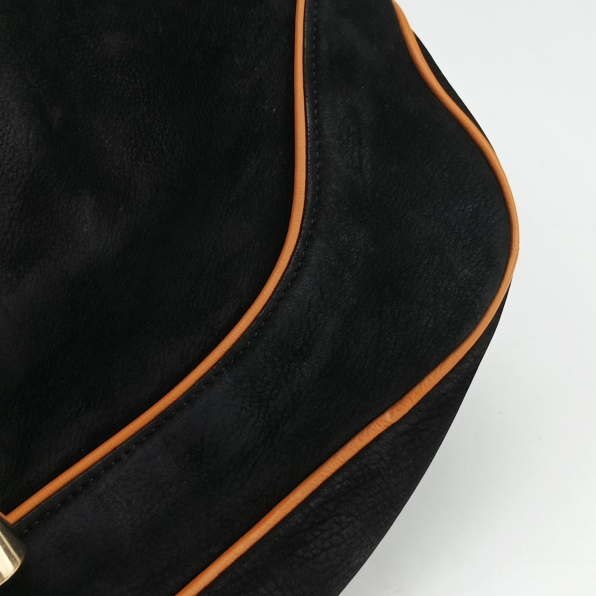 Vintage Gucci New Jackie Black Suede 277520 shoulderbag | stylenewstar