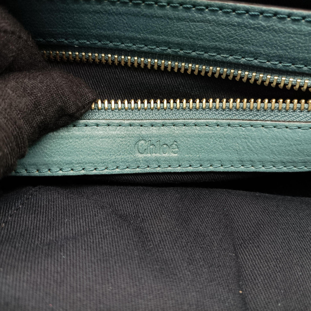 Secondhand Chloe Ethel Green Leather  shoulderbag | stylenewstar
