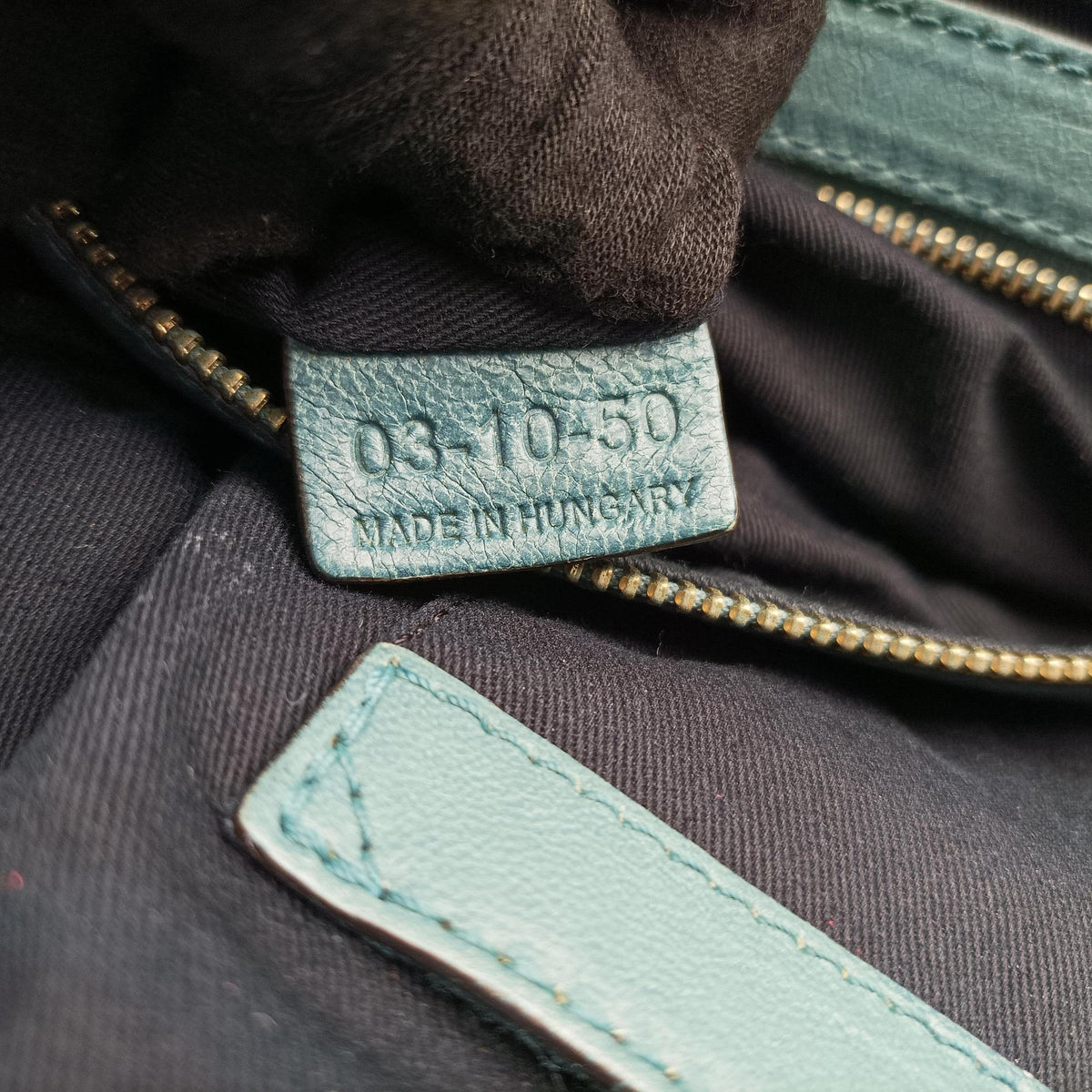 Secondhand Chloe Ethel Green Leather  shoulderbag | stylenewstar