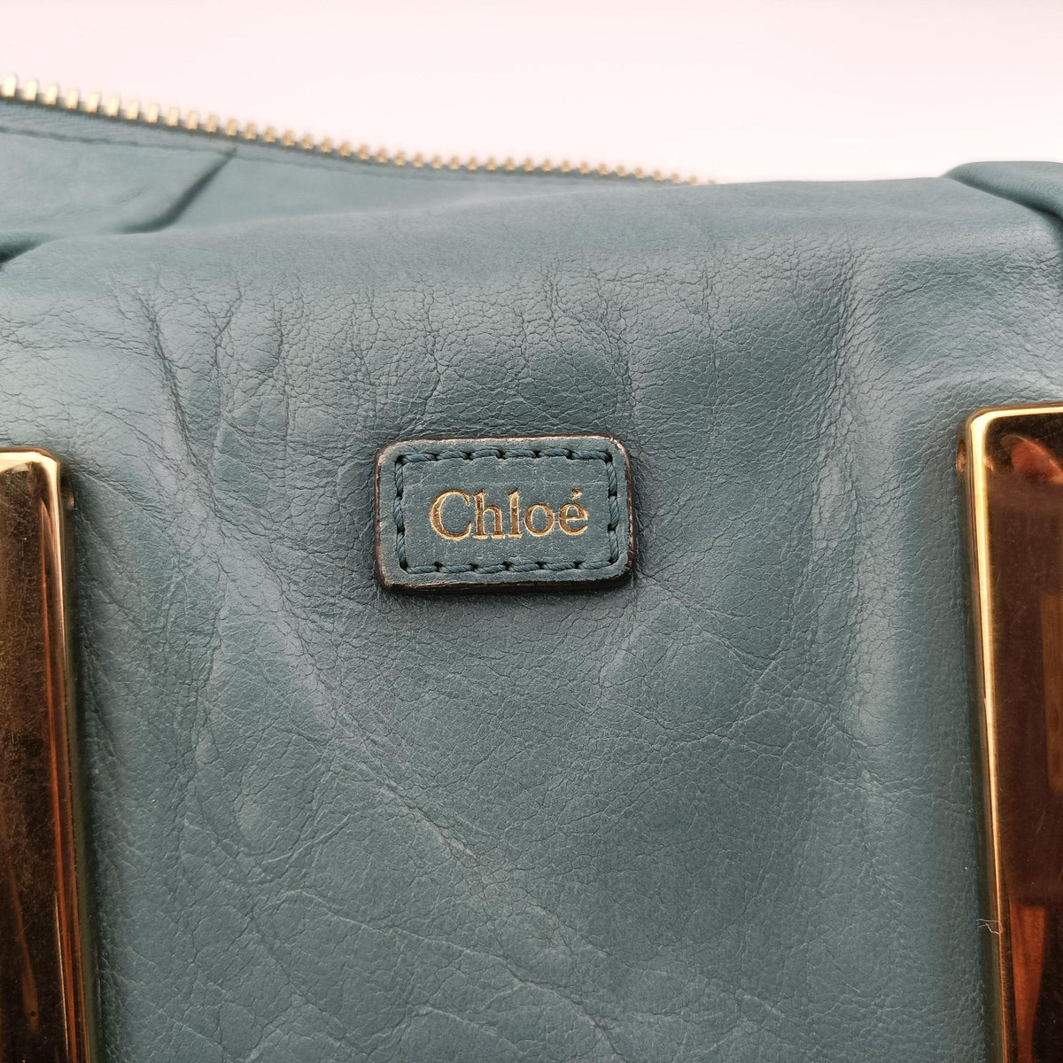 Secondhand Chloe Ethel Green Leather  shoulderbag | stylenewstar