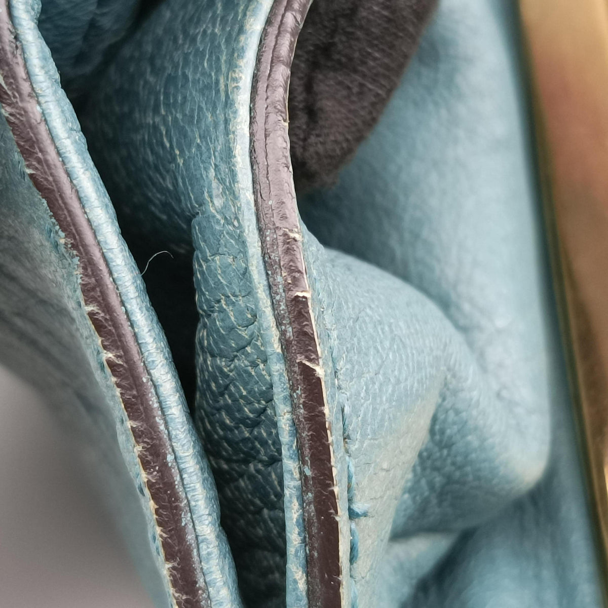 Secondhand Chloe Ethel Green Leather  shoulderbag | stylenewstar