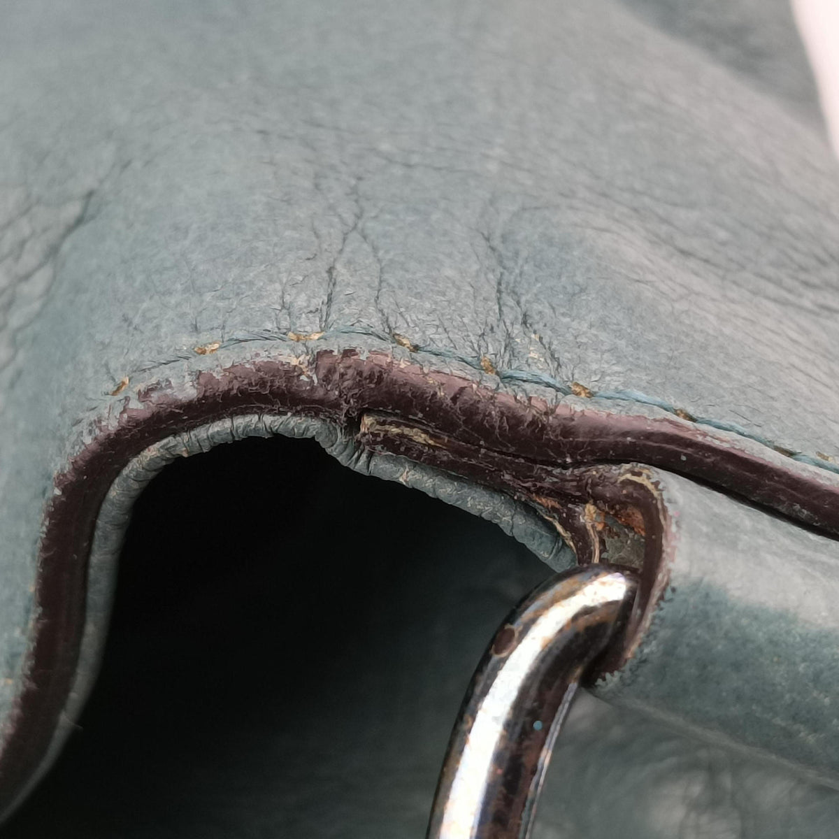 Secondhand Chloe Ethel Green Leather  shoulderbag | stylenewstar