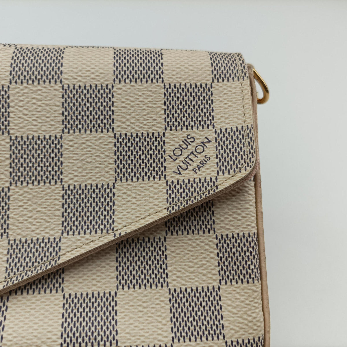 Pre-owned Louis Vuitton Pochette Felicie Azur Damier Canvas N63106 shoulderbag | stylenewstar