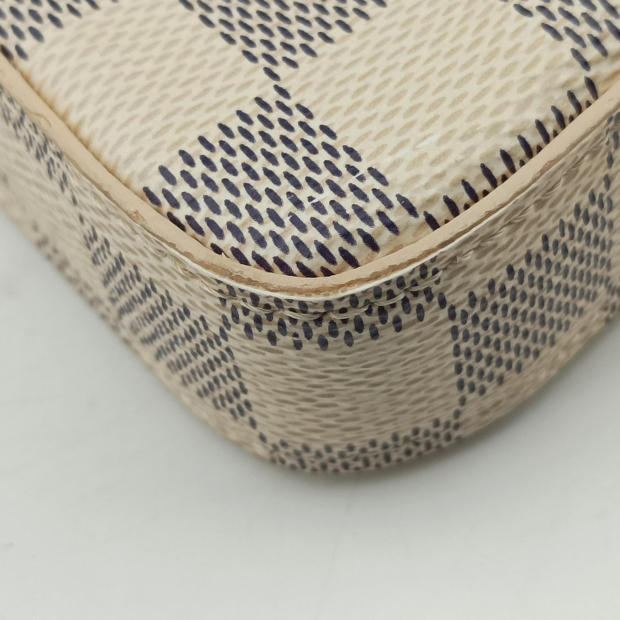 Pre-owned Louis Vuitton Pochette Felicie Azur Damier Canvas N63106 shoulderbag | stylenewstar