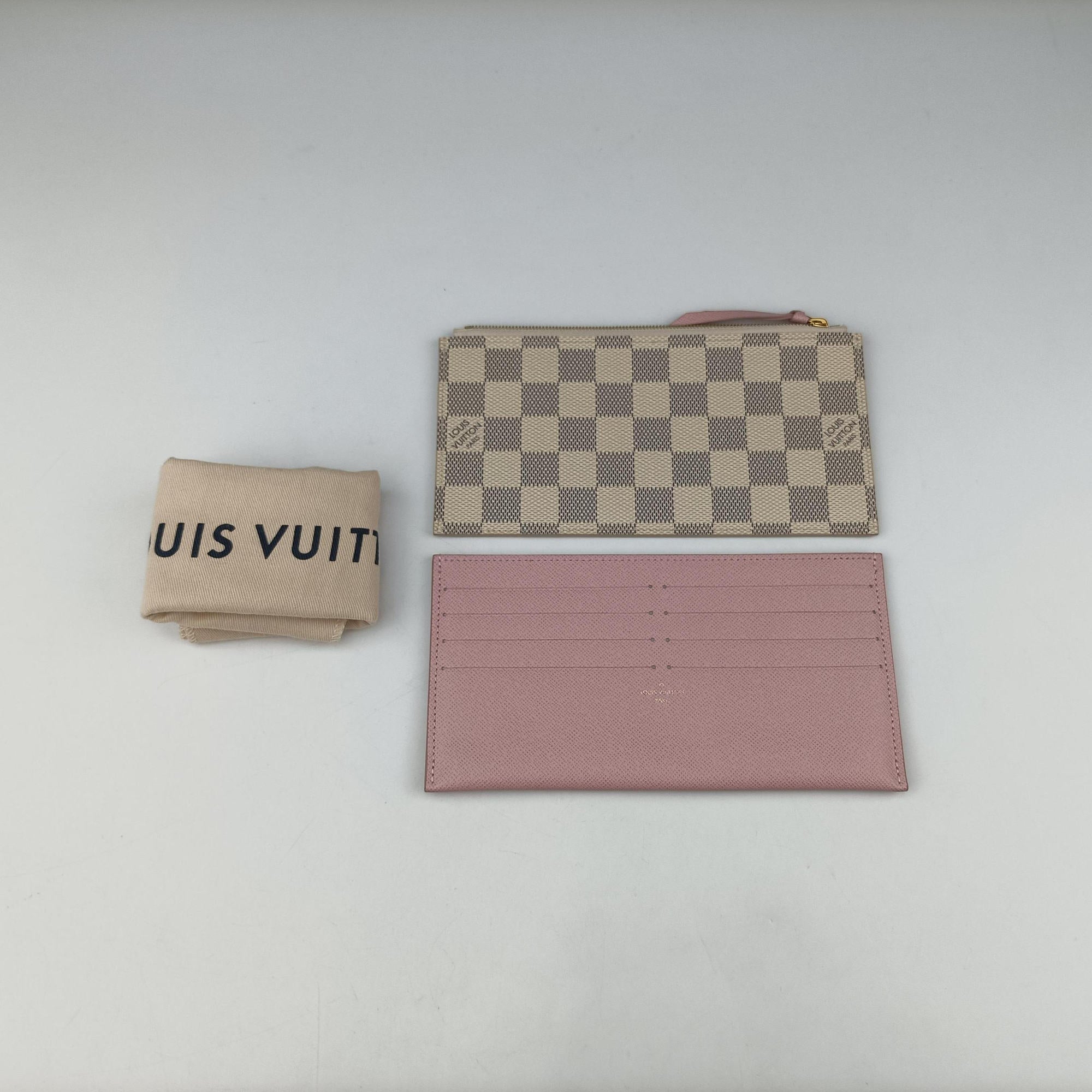 Pre-owned Louis Vuitton Pochette Felicie Azur Damier Canvas N63106 shoulderbag | stylenewstar