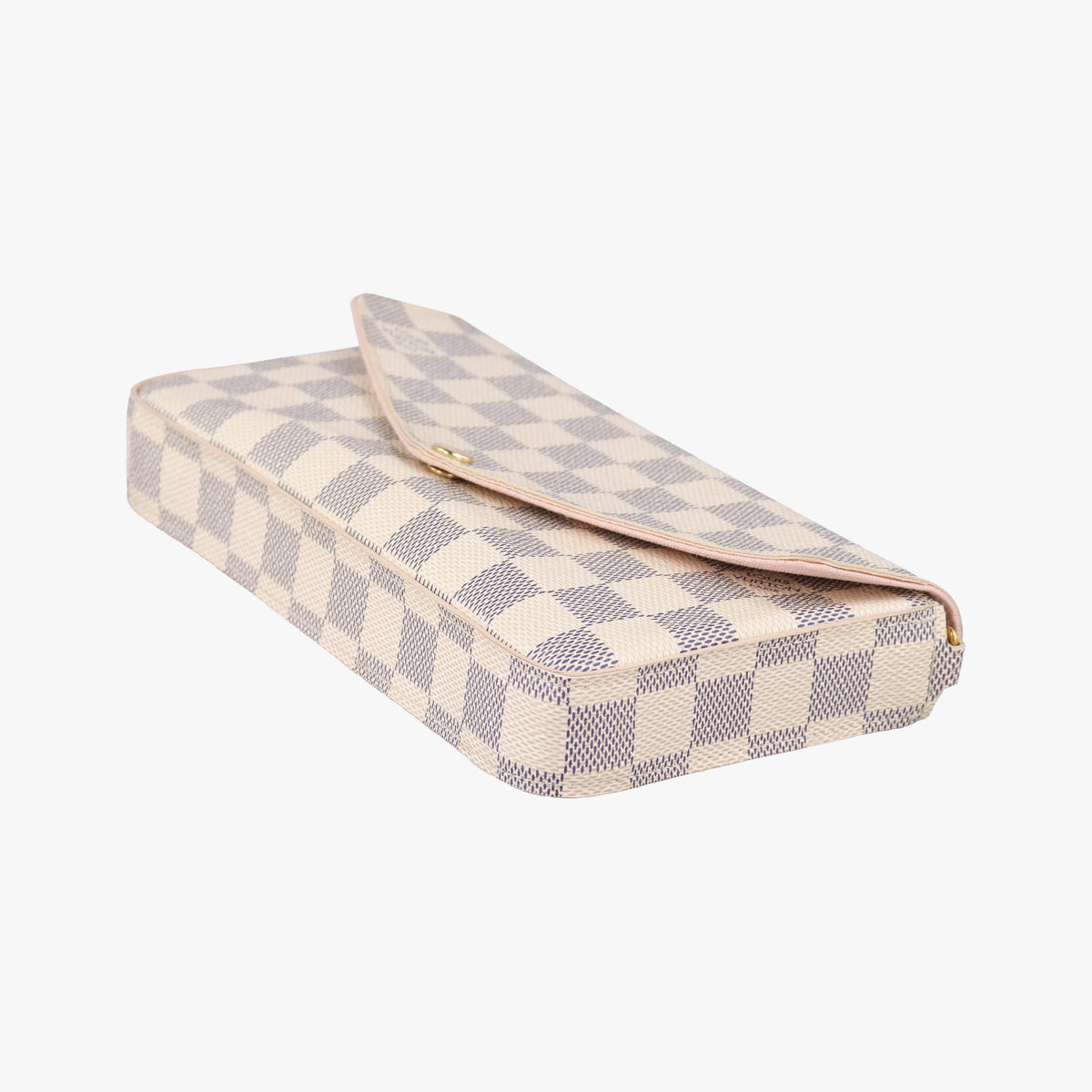 Pre-owned Louis Vuitton Pochette Felicie Azur Damier Canvas N63106 shoulderbag | stylenewstar