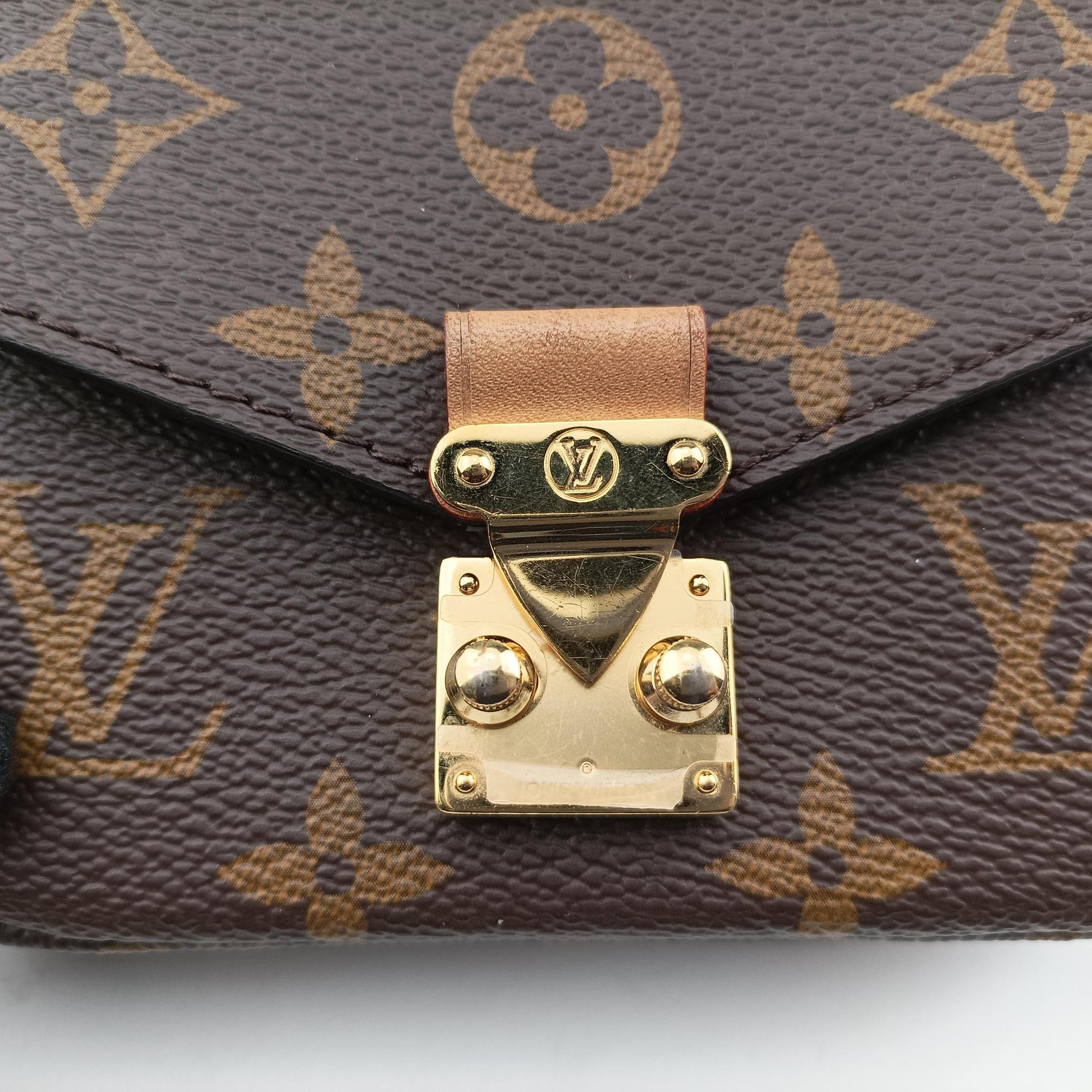 Pre-owned Louis Vuitton Micro Metis Brown Monogram Canvas M81267 shoulderbag | stylenewstar
