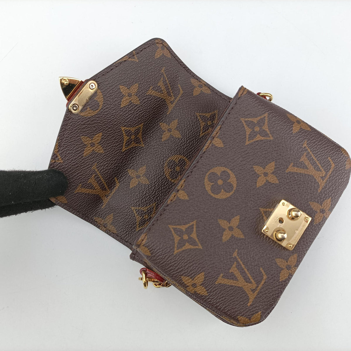Pre-owned Louis Vuitton Micro Metis Brown Monogram Canvas M81267 shoulderbag | stylenewstar