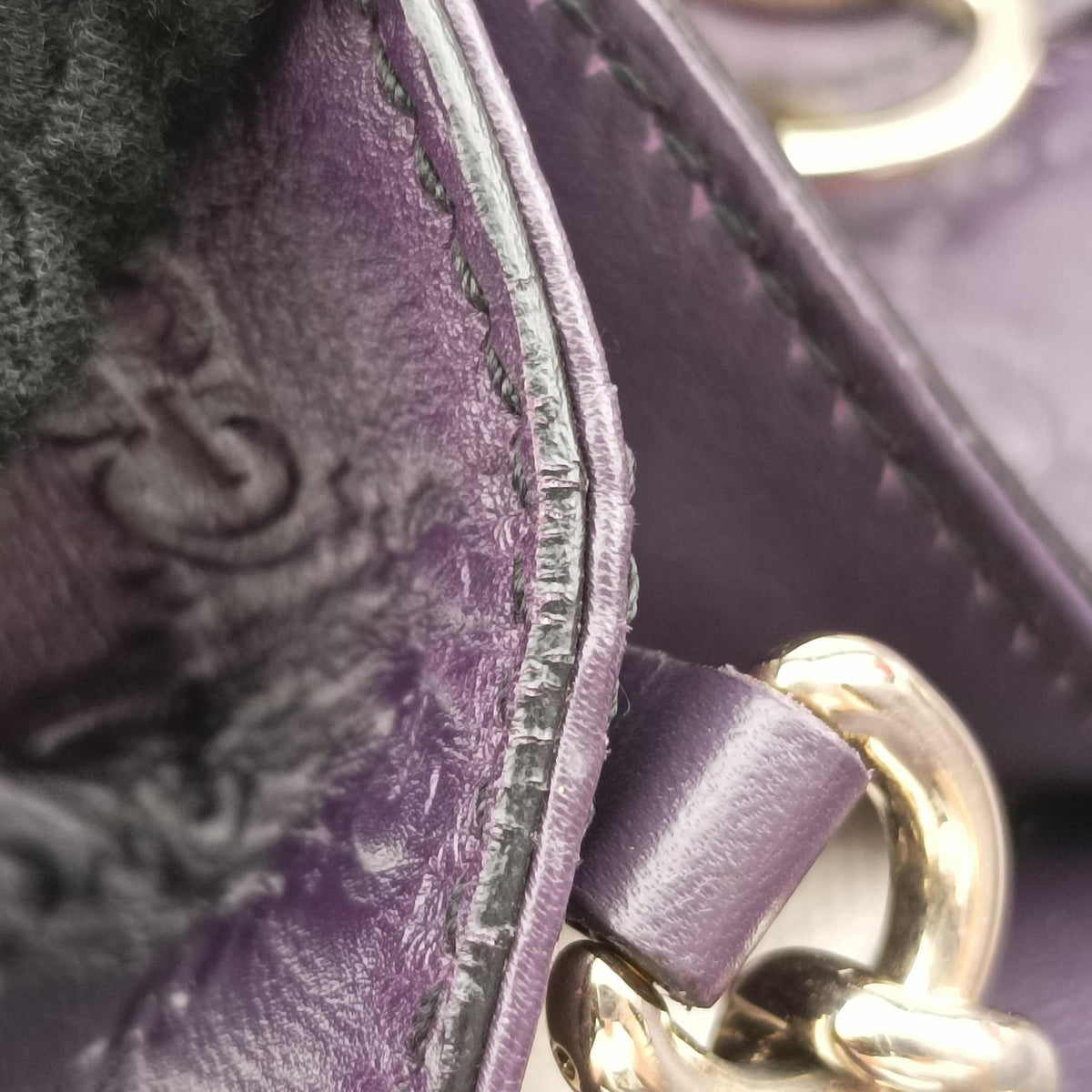 Vintage Gucci Emily Purple Leather 295402 shoulderbag | stylenewstar