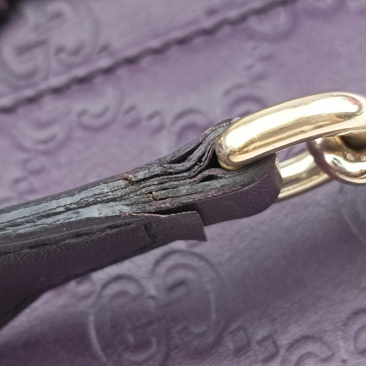 Vintage Gucci Emily Purple Leather 295402 shoulderbag | stylenewstar