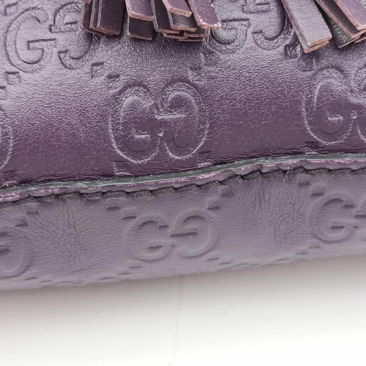 Vintage Gucci Emily Purple Leather 295402 shoulderbag | stylenewstar