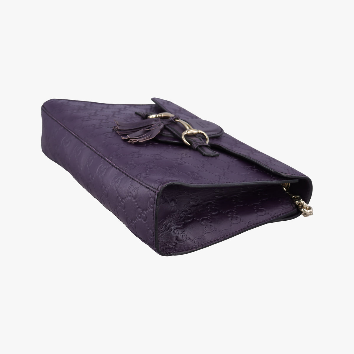 Vintage Gucci Emily Purple Leather 295402 shoulderbag | stylenewstar