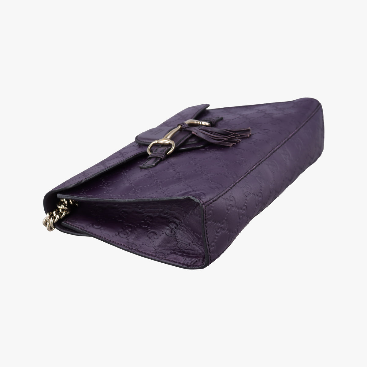 Vintage Gucci Emily Purple Leather 295402 shoulderbag | stylenewstar