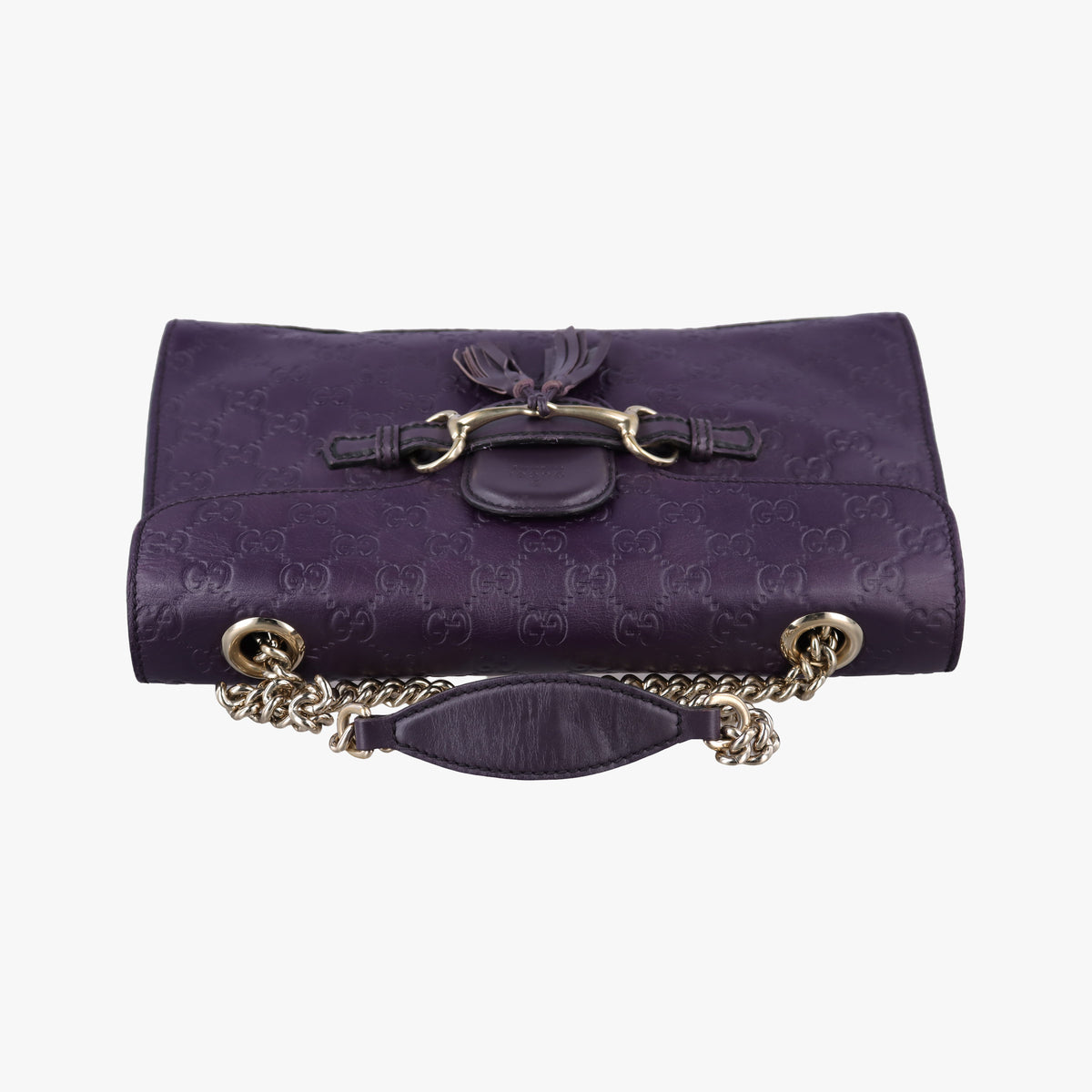 Vintage Gucci Emily Purple Leather 295402 shoulderbag | stylenewstar