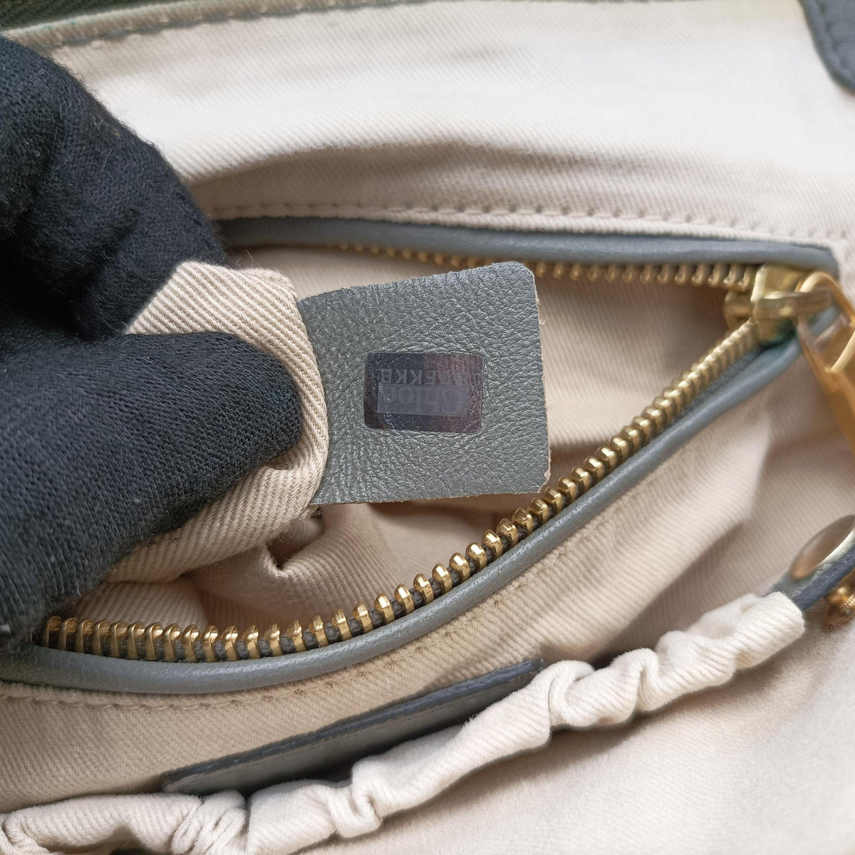 Vintage Chloe Mercy Grey Leather  shoulderbag | stylenewstar