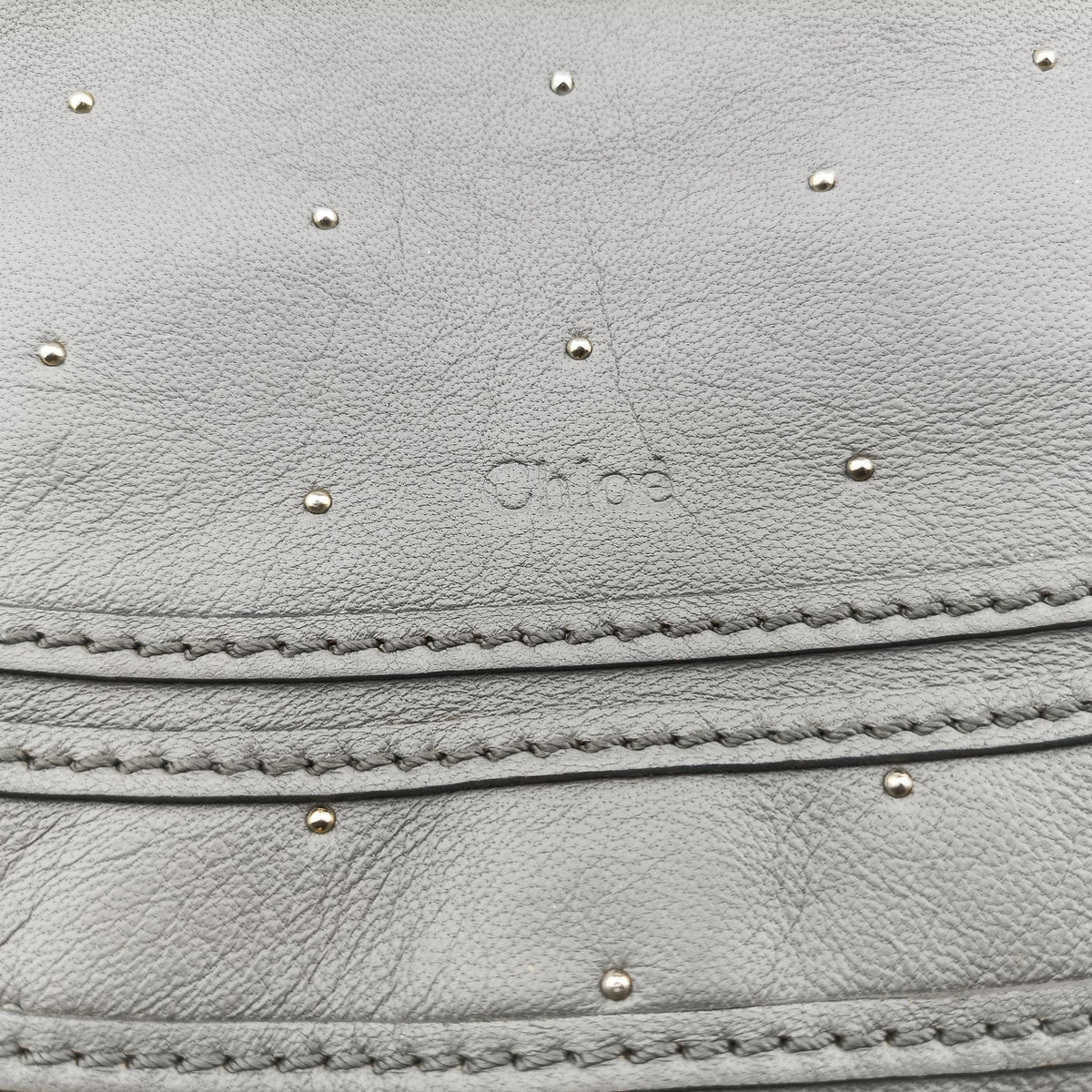 Vintage Chloe Mercy Grey Leather  shoulderbag | stylenewstar