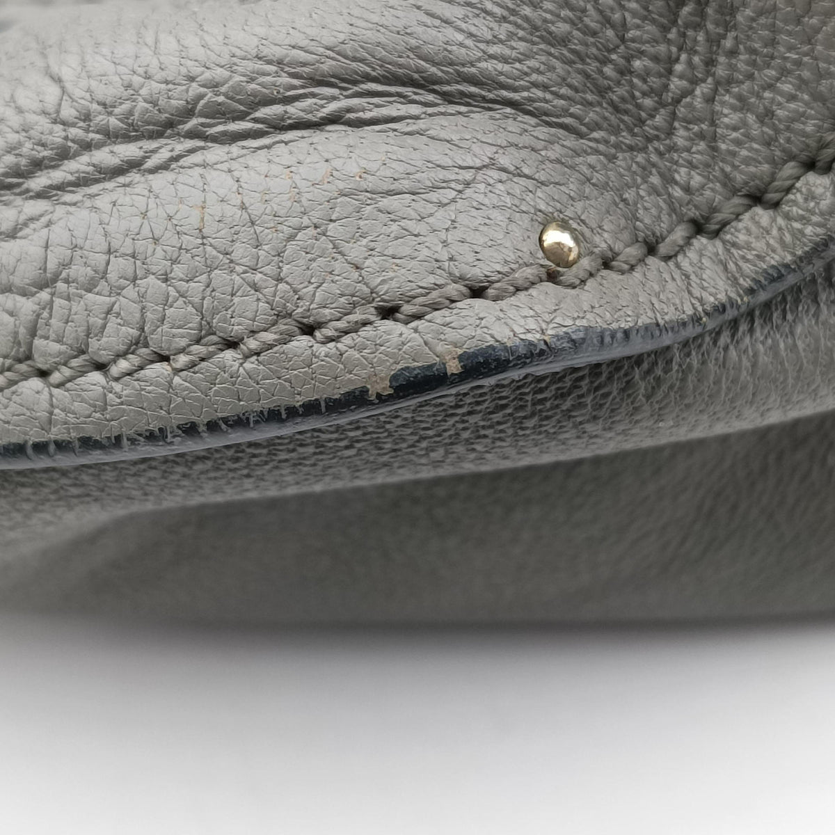 Vintage Chloe Mercy Grey Leather  shoulderbag | stylenewstar