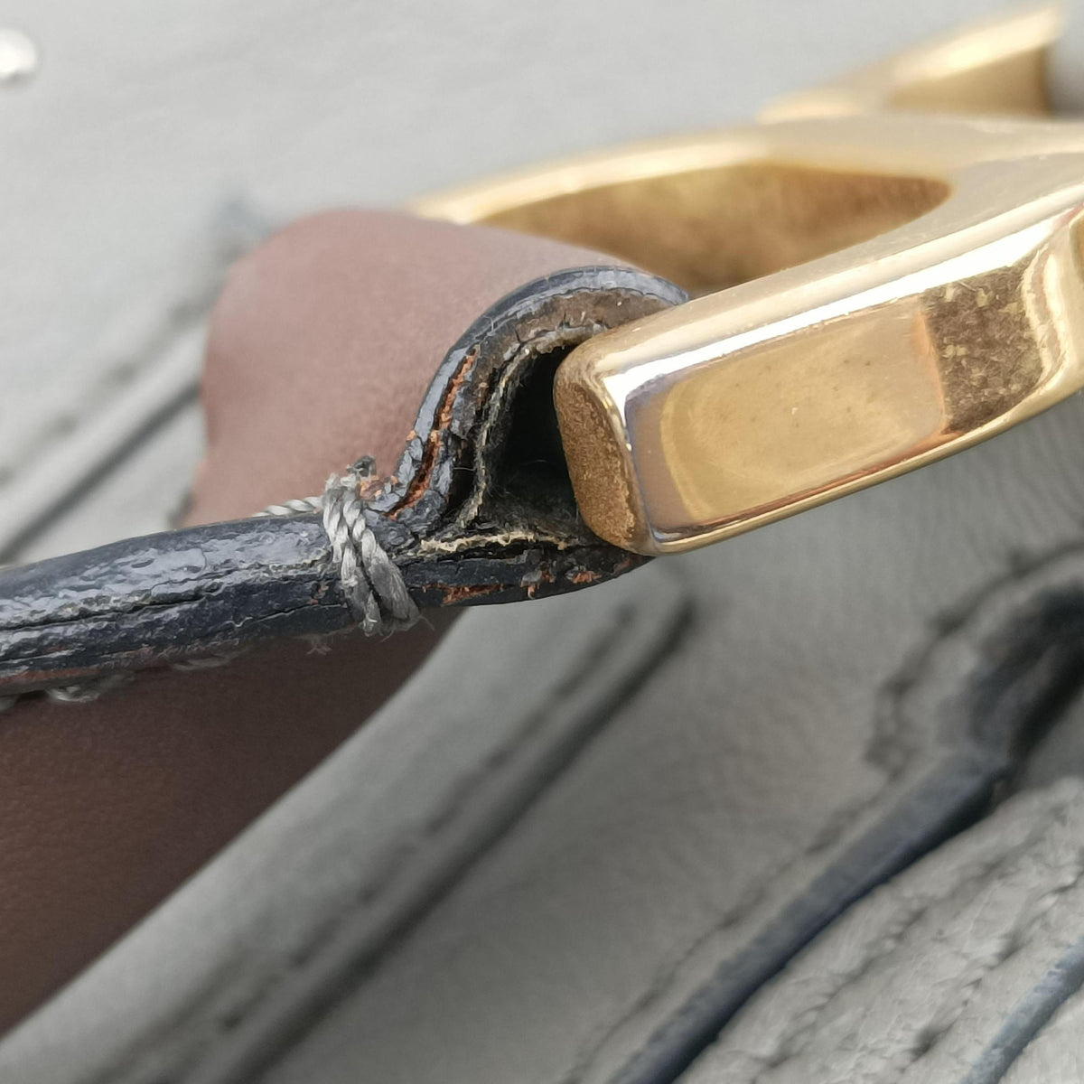 Vintage Chloe Mercy Grey Leather  shoulderbag | stylenewstar