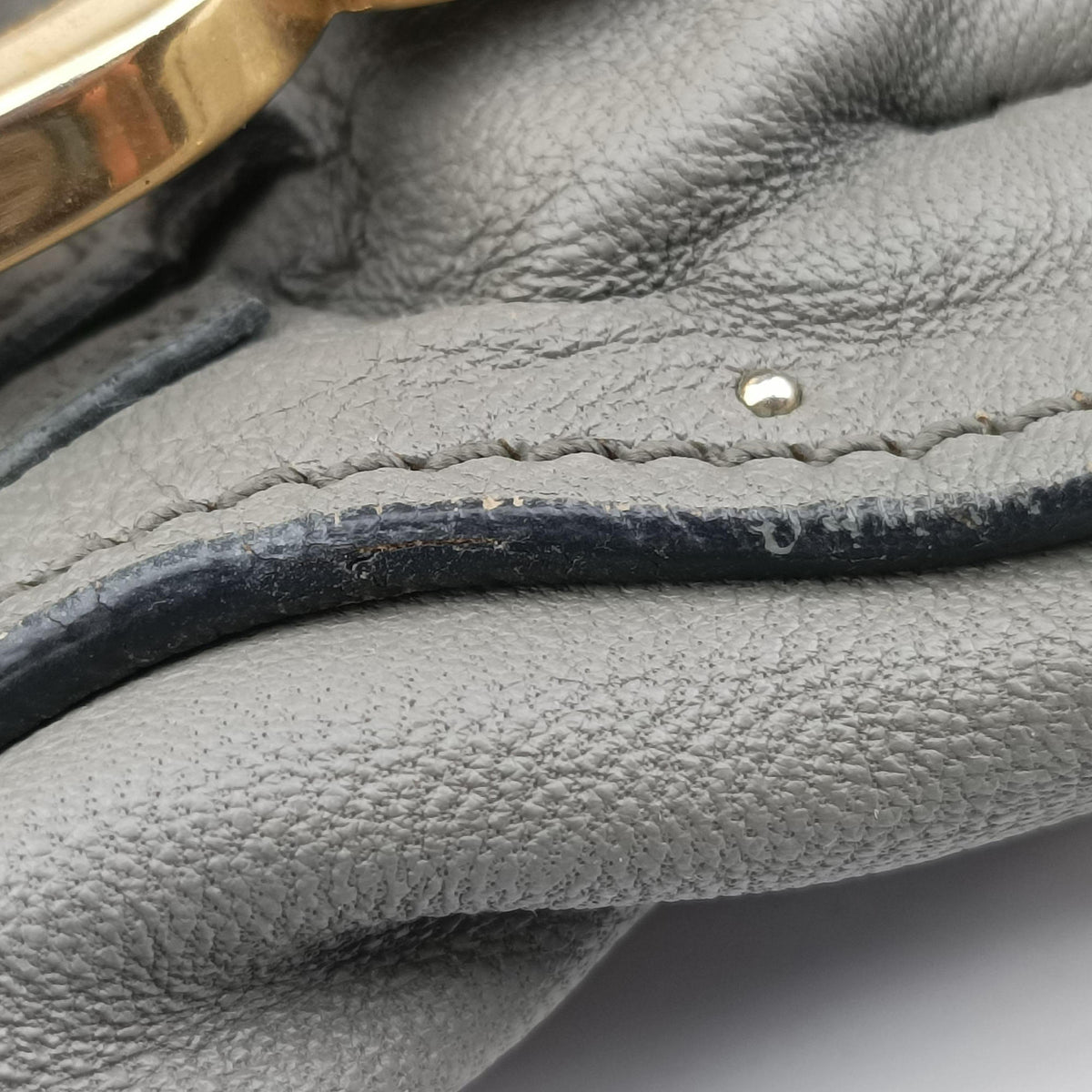 Vintage Chloe Mercy Grey Leather  shoulderbag | stylenewstar