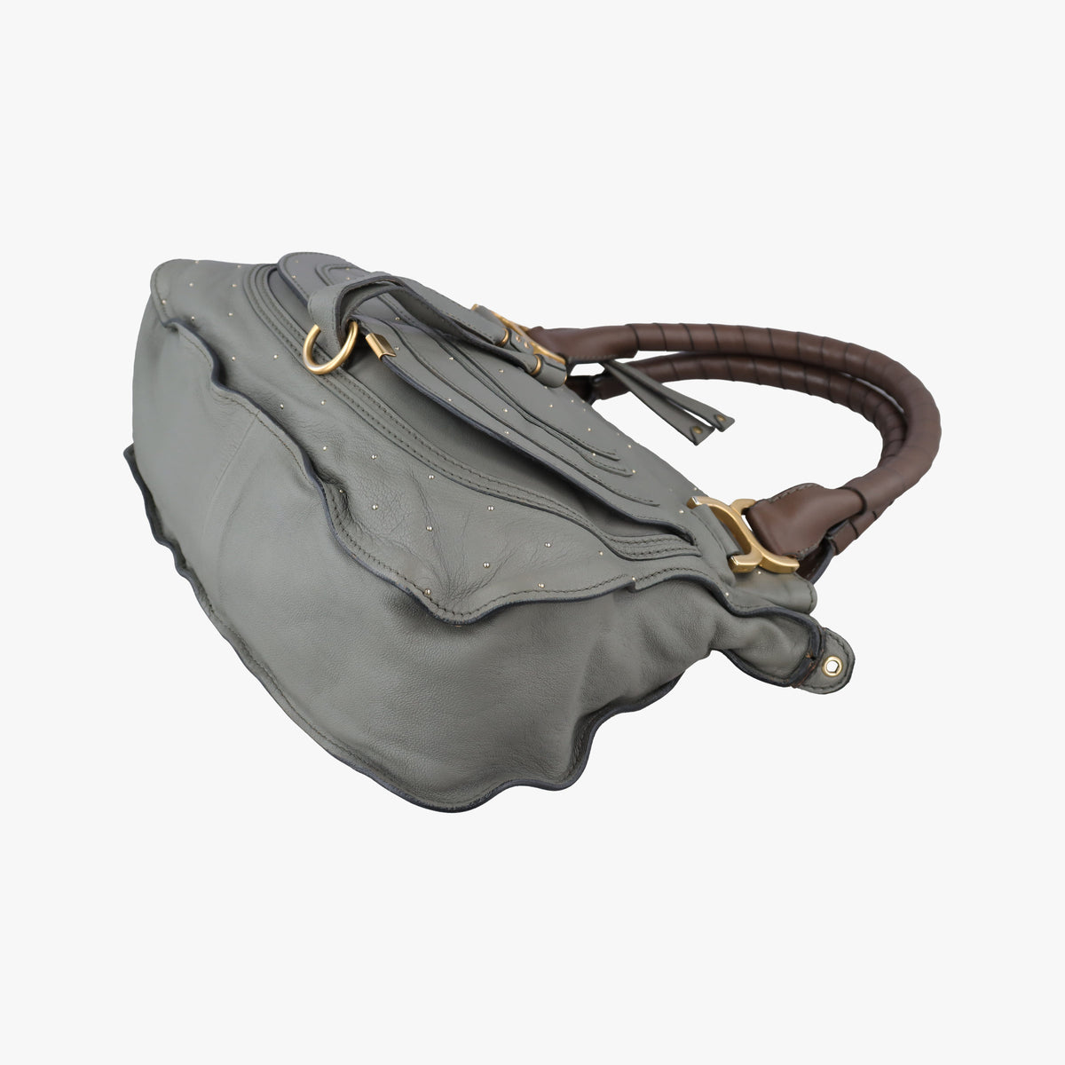 Vintage Chloe Mercy Grey Leather  shoulderbag | stylenewstar