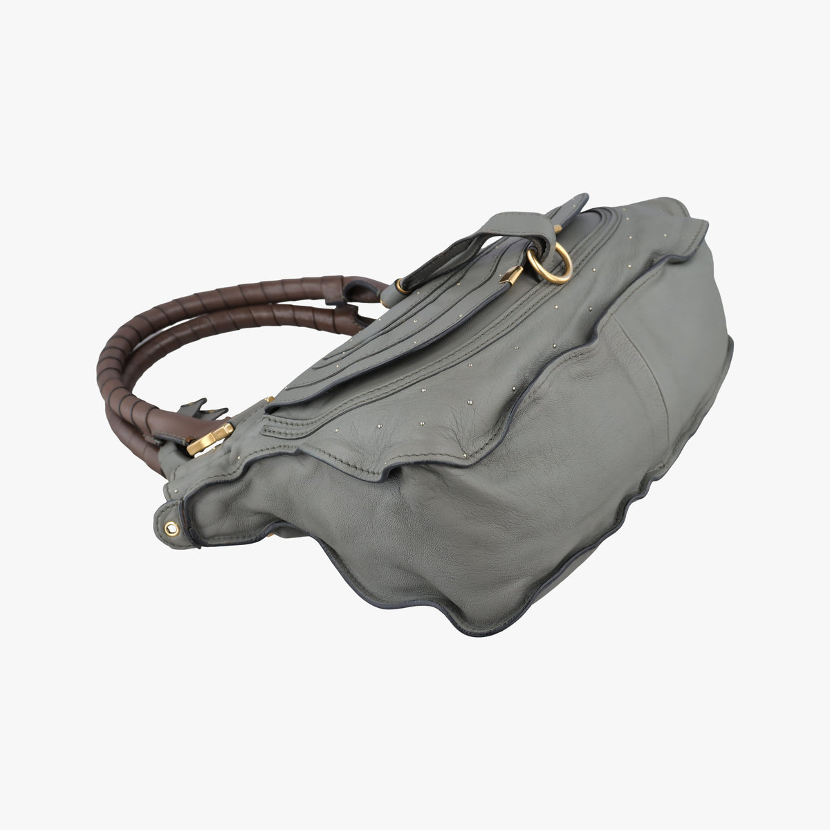 Vintage Chloe Mercy Grey Leather  shoulderbag | stylenewstar