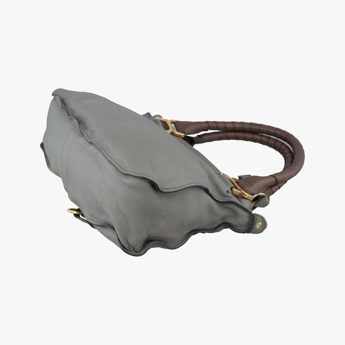 Vintage Chloe Mercy Grey Leather  shoulderbag | stylenewstar