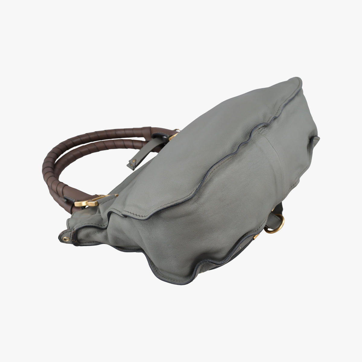 Vintage Chloe Mercy Grey Leather  shoulderbag | stylenewstar