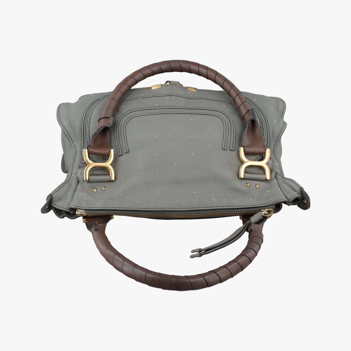 Vintage Chloe Mercy Grey Leather  shoulderbag | stylenewstar