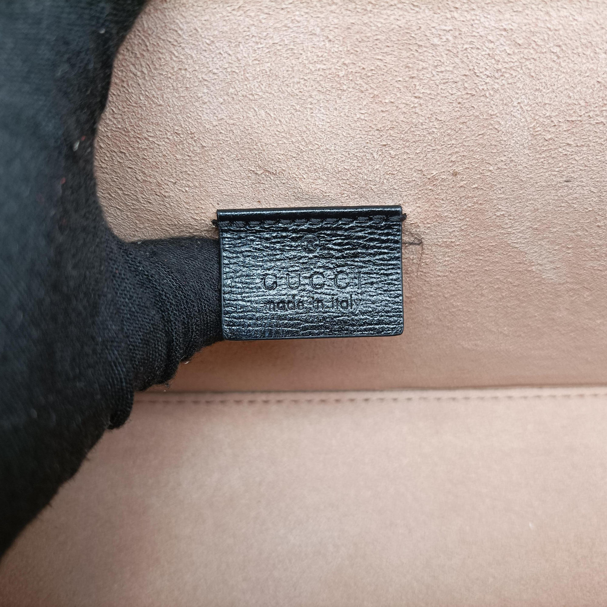 Pre-owned Gucci Padlock Bamboo Black Leather 603221 shoulderbag | stylenewstar