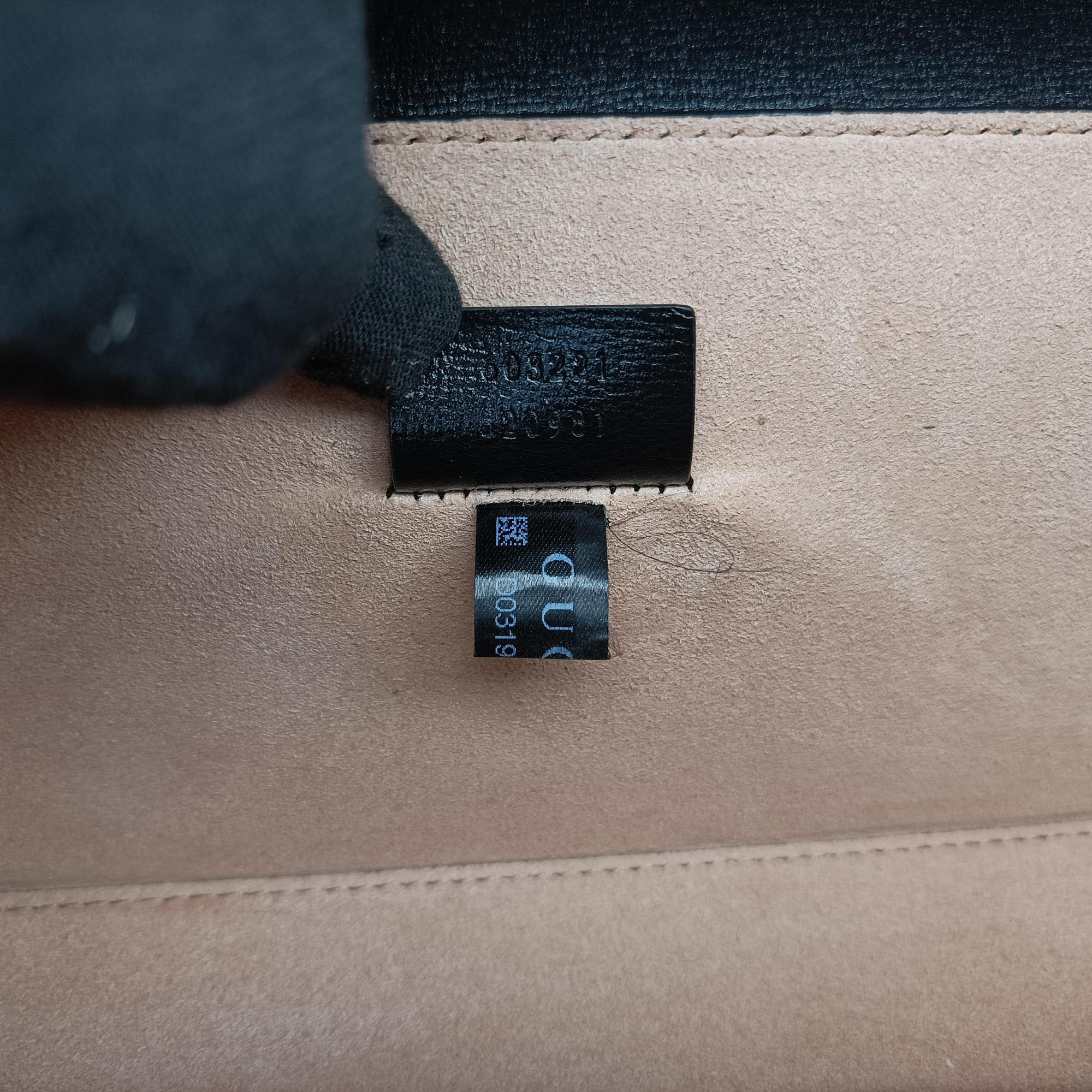 Pre-owned Gucci Padlock Bamboo Black Leather 603221 shoulderbag | stylenewstar