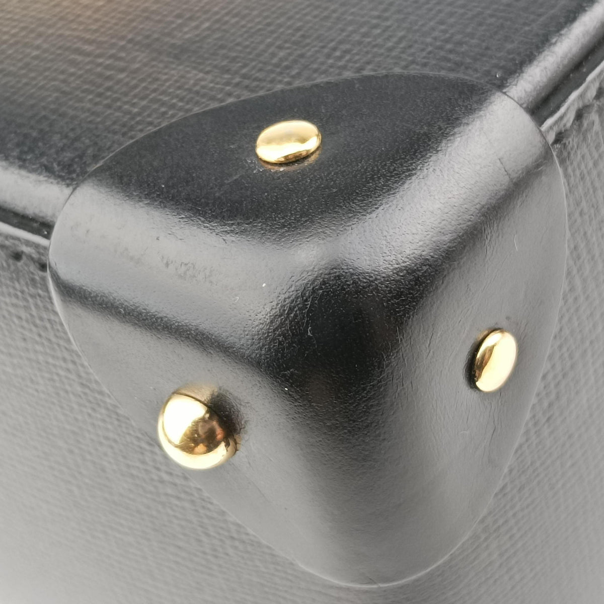 Pre-owned Gucci Padlock Bamboo Black Leather 603221 shoulderbag | stylenewstar
