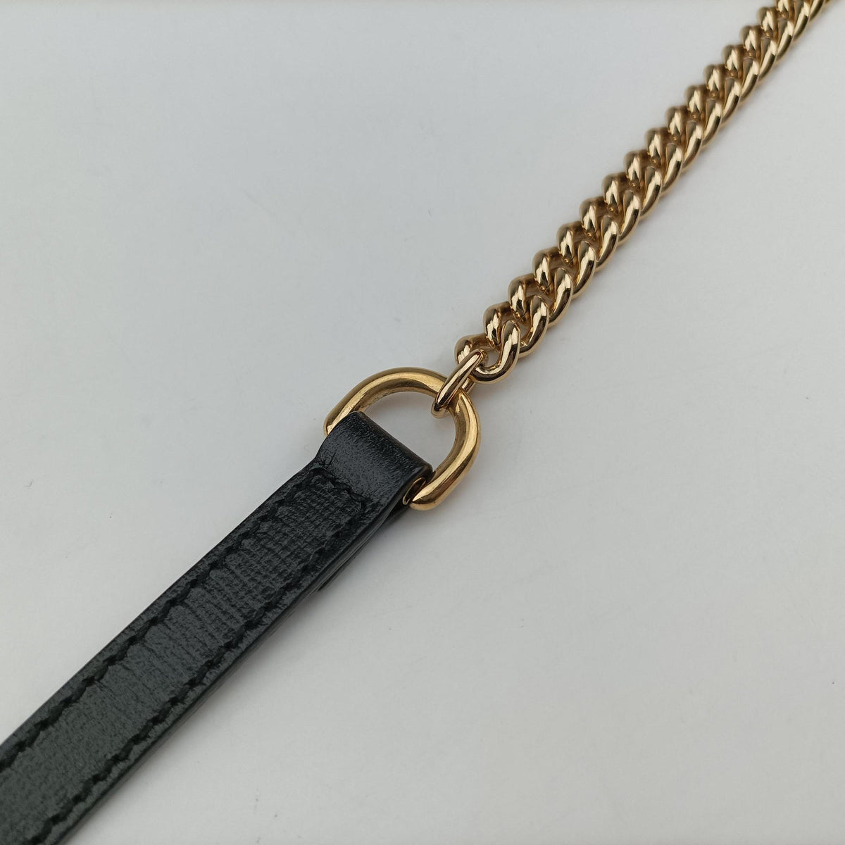 Pre-owned Gucci Padlock Bamboo Black Leather 603221 shoulderbag | stylenewstar