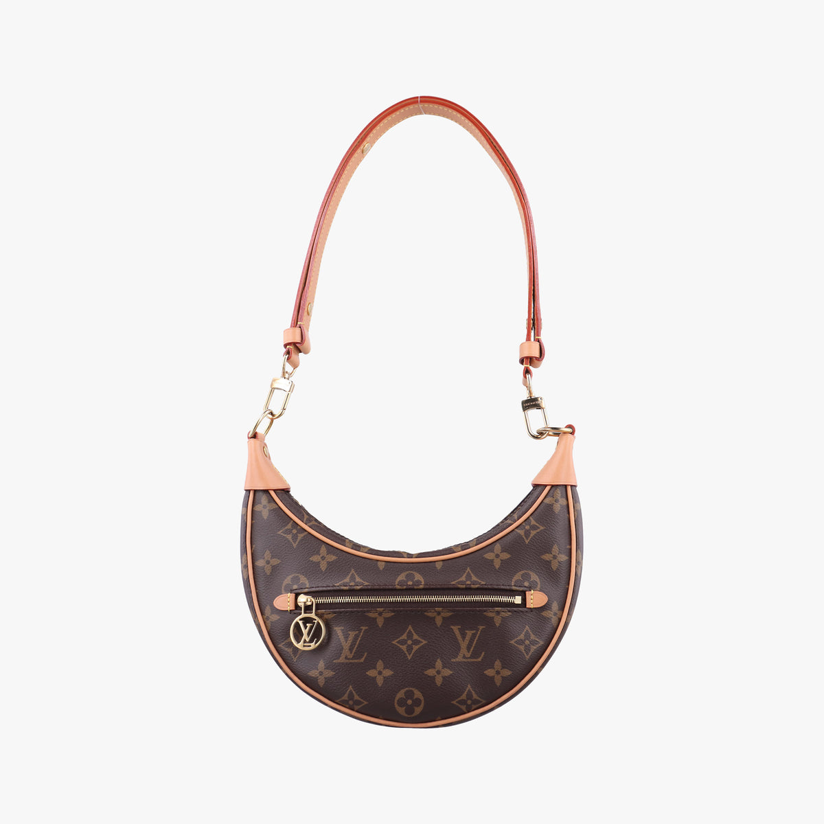 Pre-owned Louis Vuitton LOOP Brown PVC coated canvas M81098 shoulderbag | stylenewstar