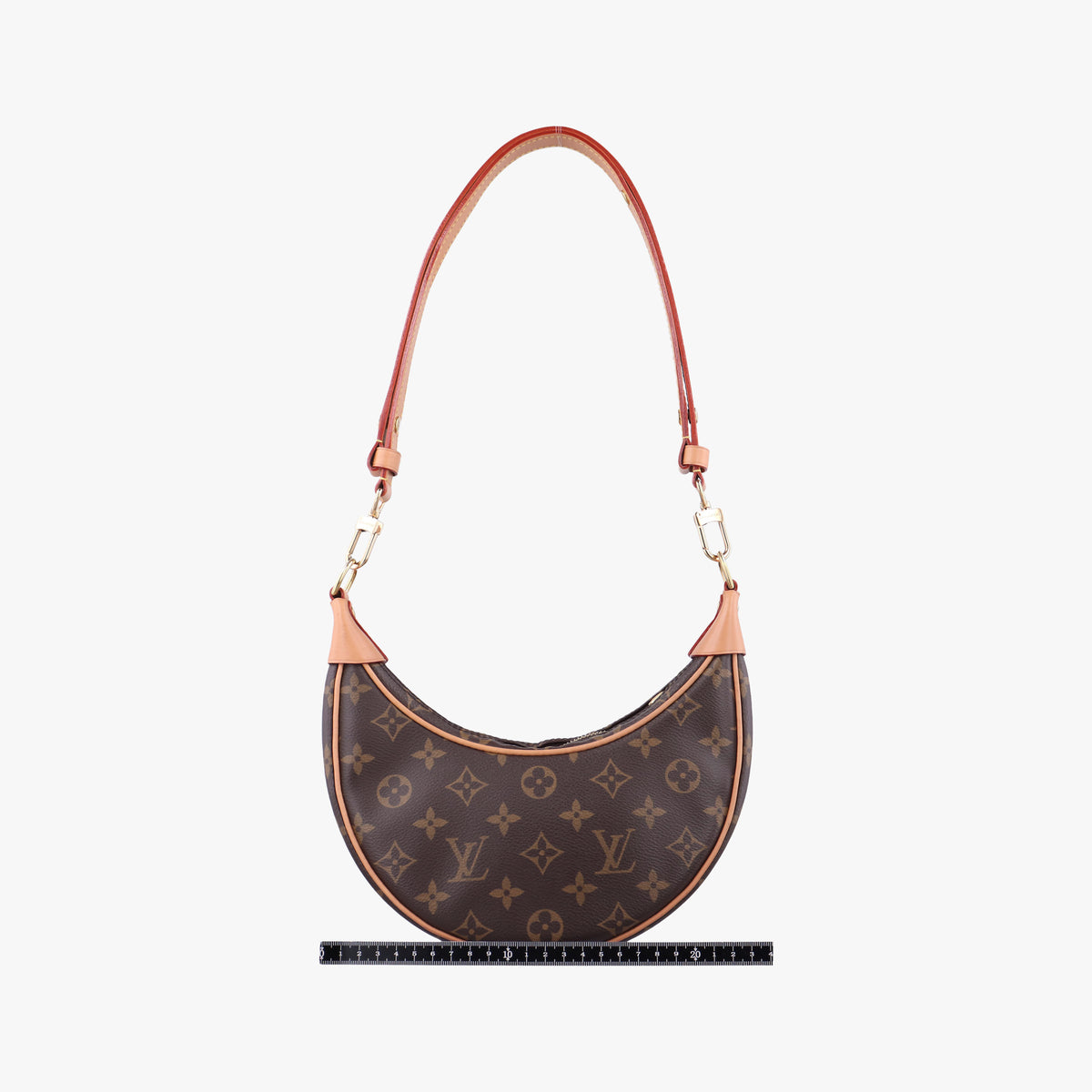 Pre-owned Louis Vuitton LOOP Brown PVC coated canvas M81098 shoulderbag | stylenewstar