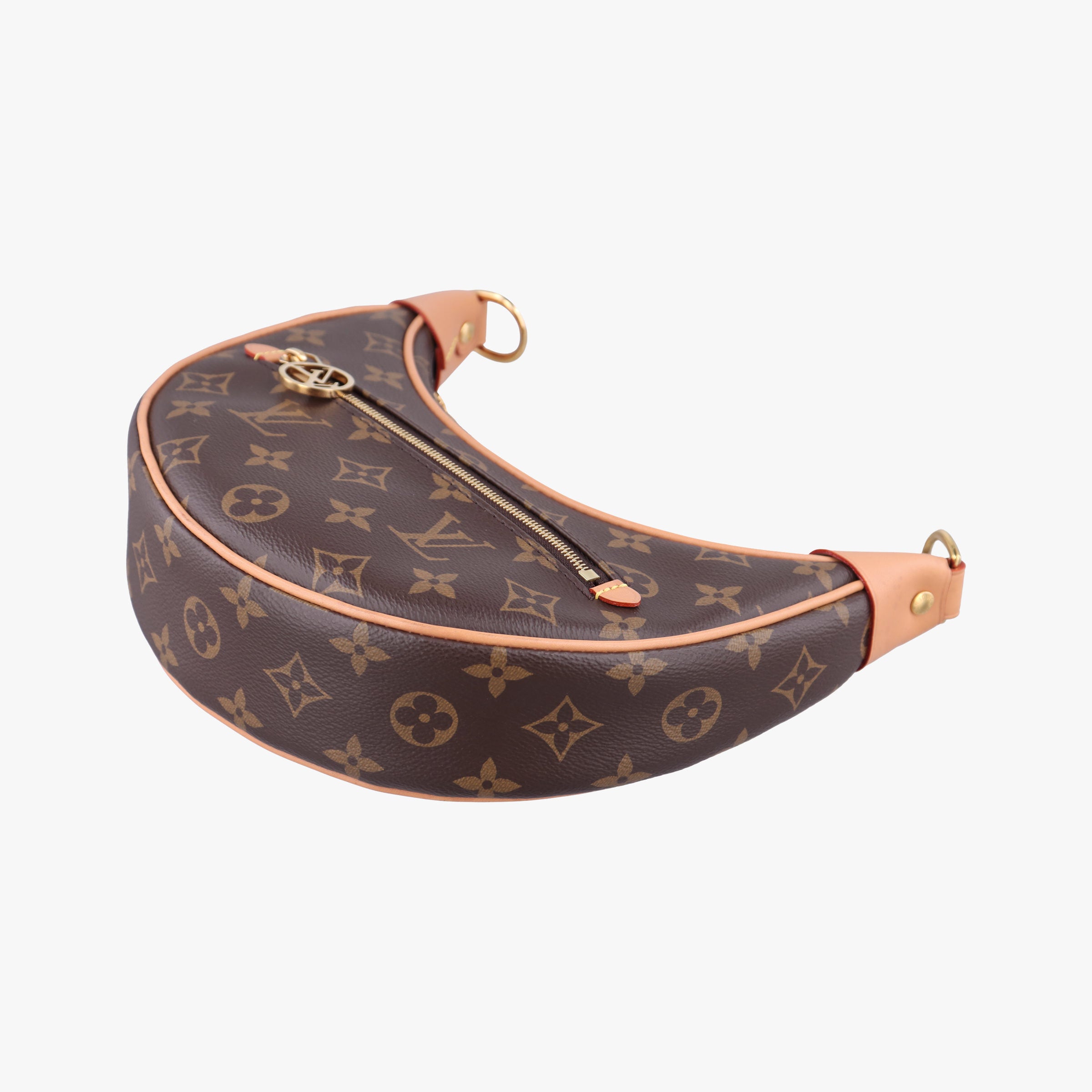 Pre-owned Louis Vuitton LOOP Brown PVC coated canvas M81098 shoulderbag | stylenewstar