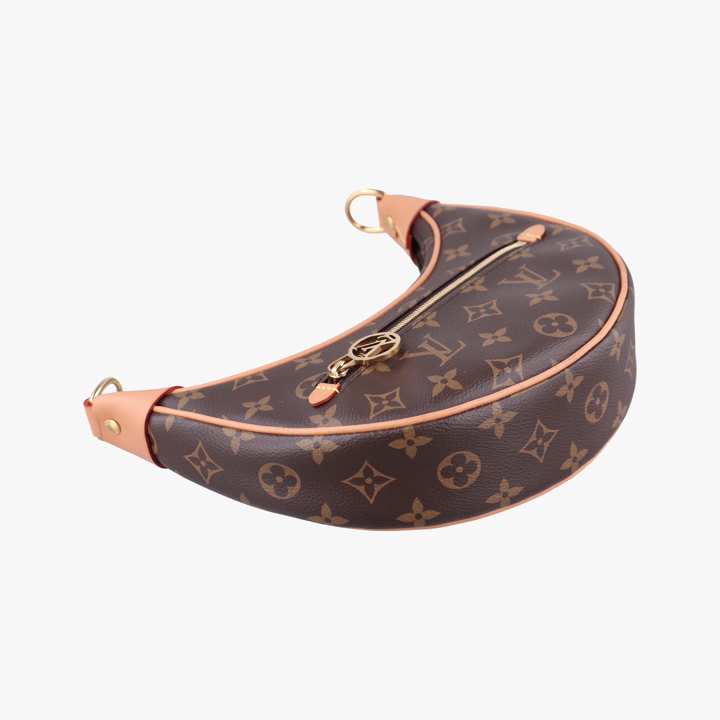 Pre-owned Louis Vuitton LOOP Brown PVC coated canvas M81098 shoulderbag | stylenewstar
