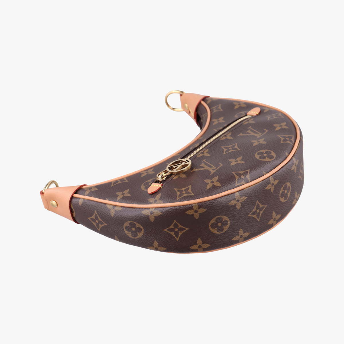 Pre-owned Louis Vuitton LOOP Brown PVC coated canvas M81098 shoulderbag | stylenewstar