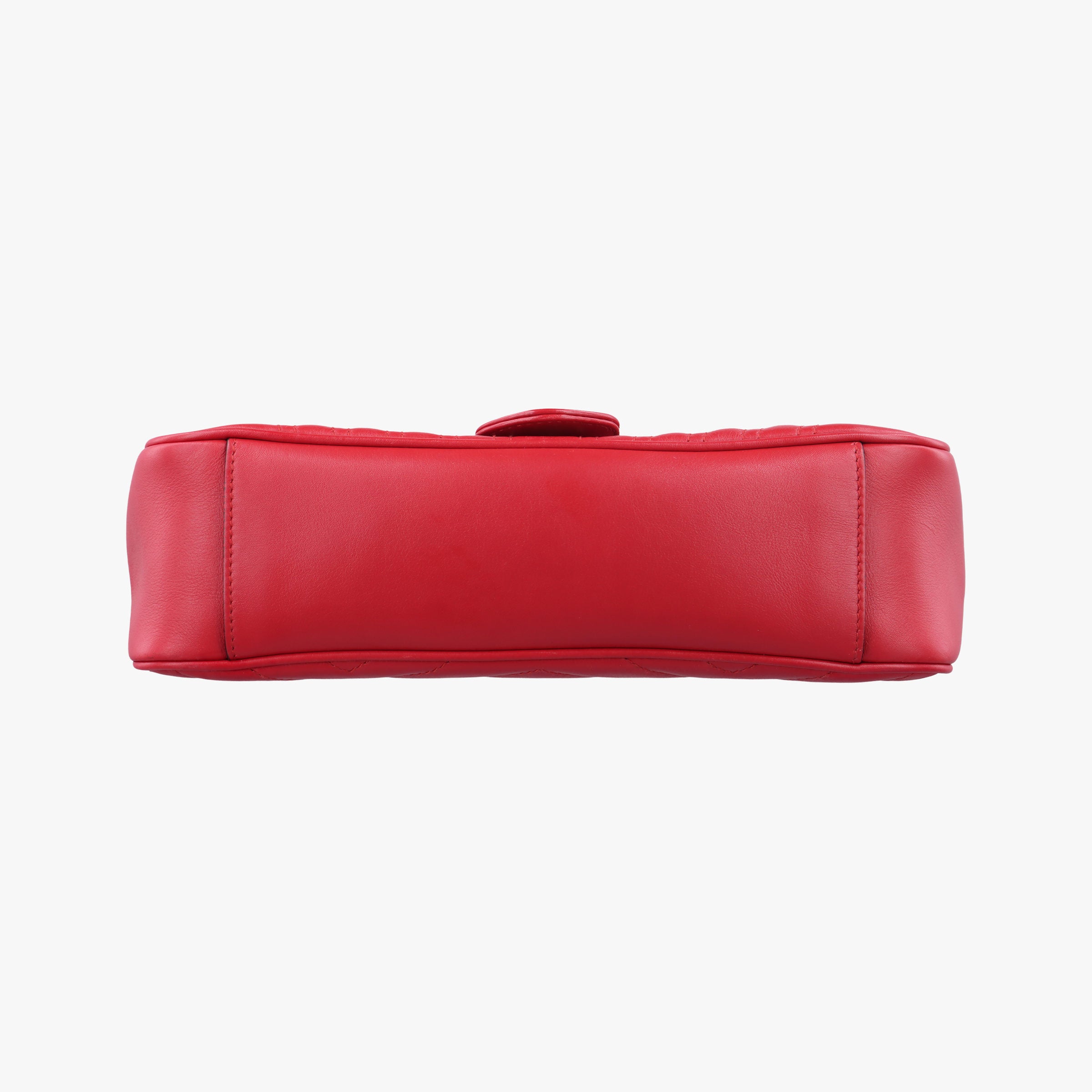 Pre-owned Gucci GG Marmont Red Leather 443497 shoulderbag | stylenewstar