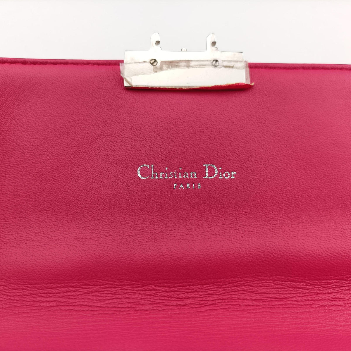Secondhand Christian Dior Miss Dior CANNAGE New Lock Rose lambskin  shoulderbag | stylenewstar