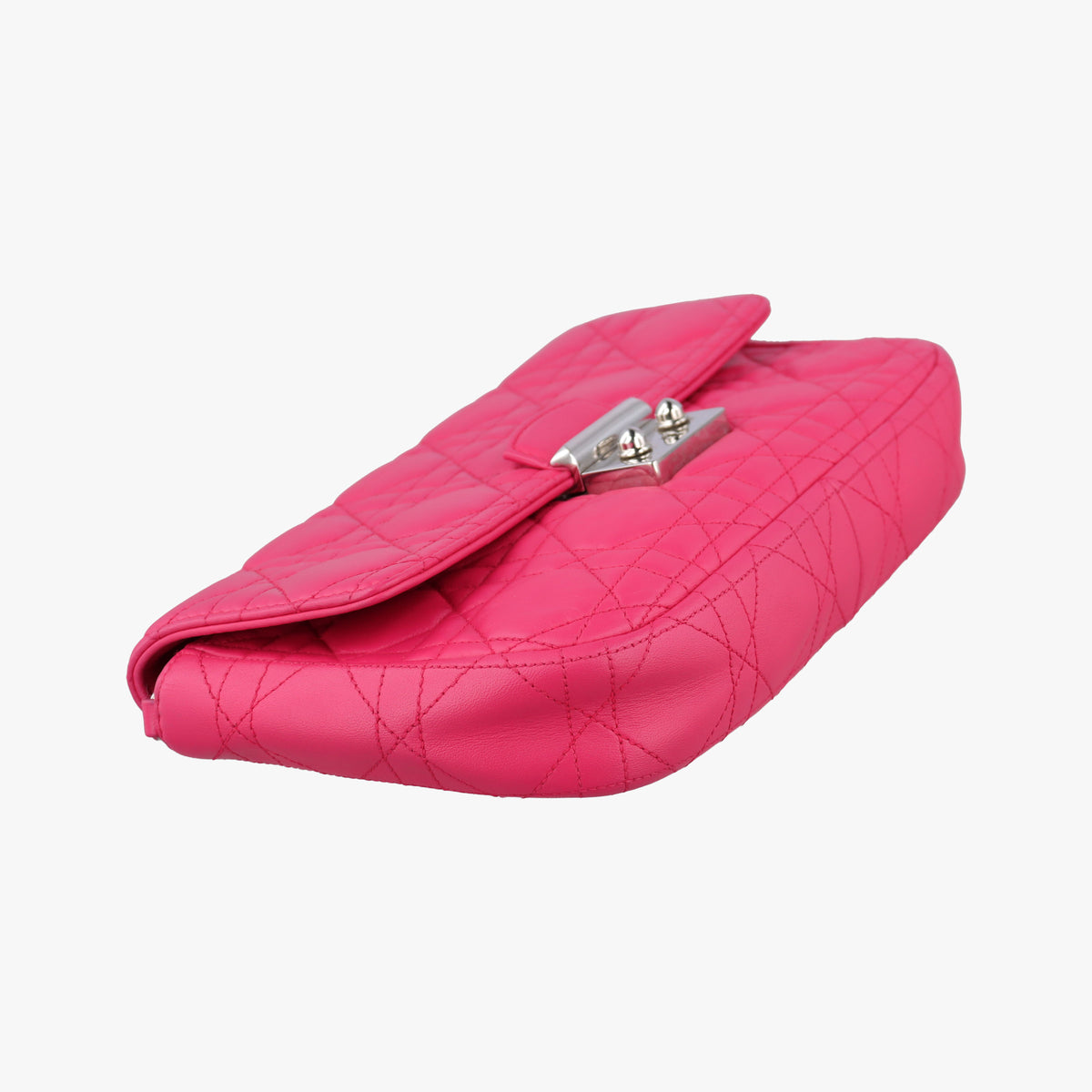 Secondhand Christian Dior Miss Dior CANNAGE New Lock Rose lambskin  shoulderbag | stylenewstar