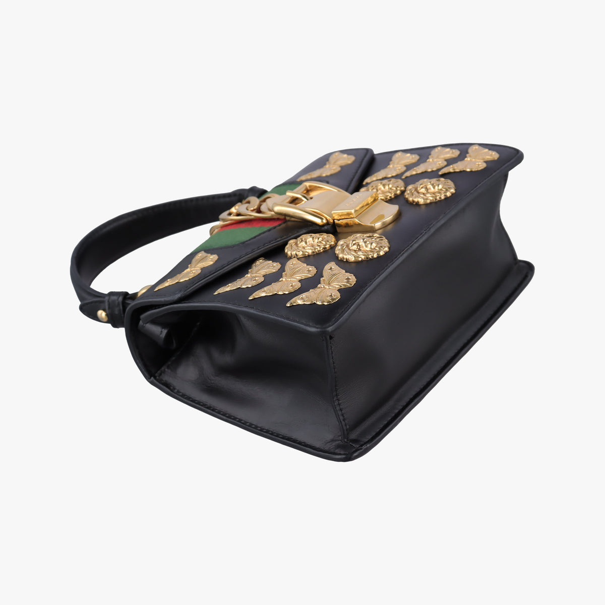 Pre-owned Gucci Sylvie Black Leather 470270 shoulderbag | stylenewstar
