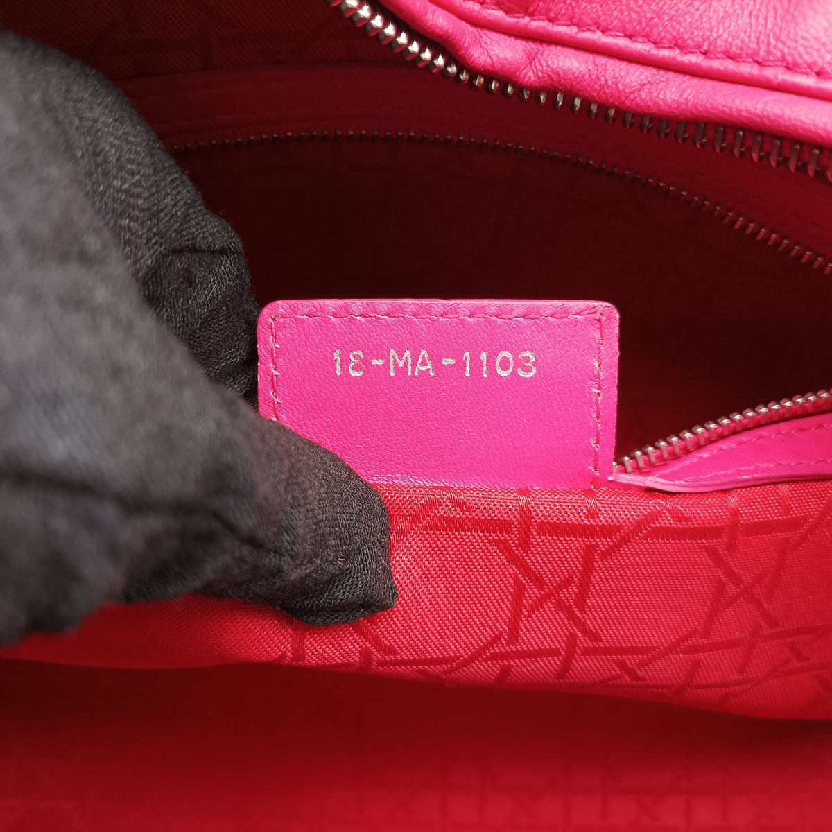 Pre-owned Christian Dior Lady Dior Rose lambskin  handbag | stylenewstar
