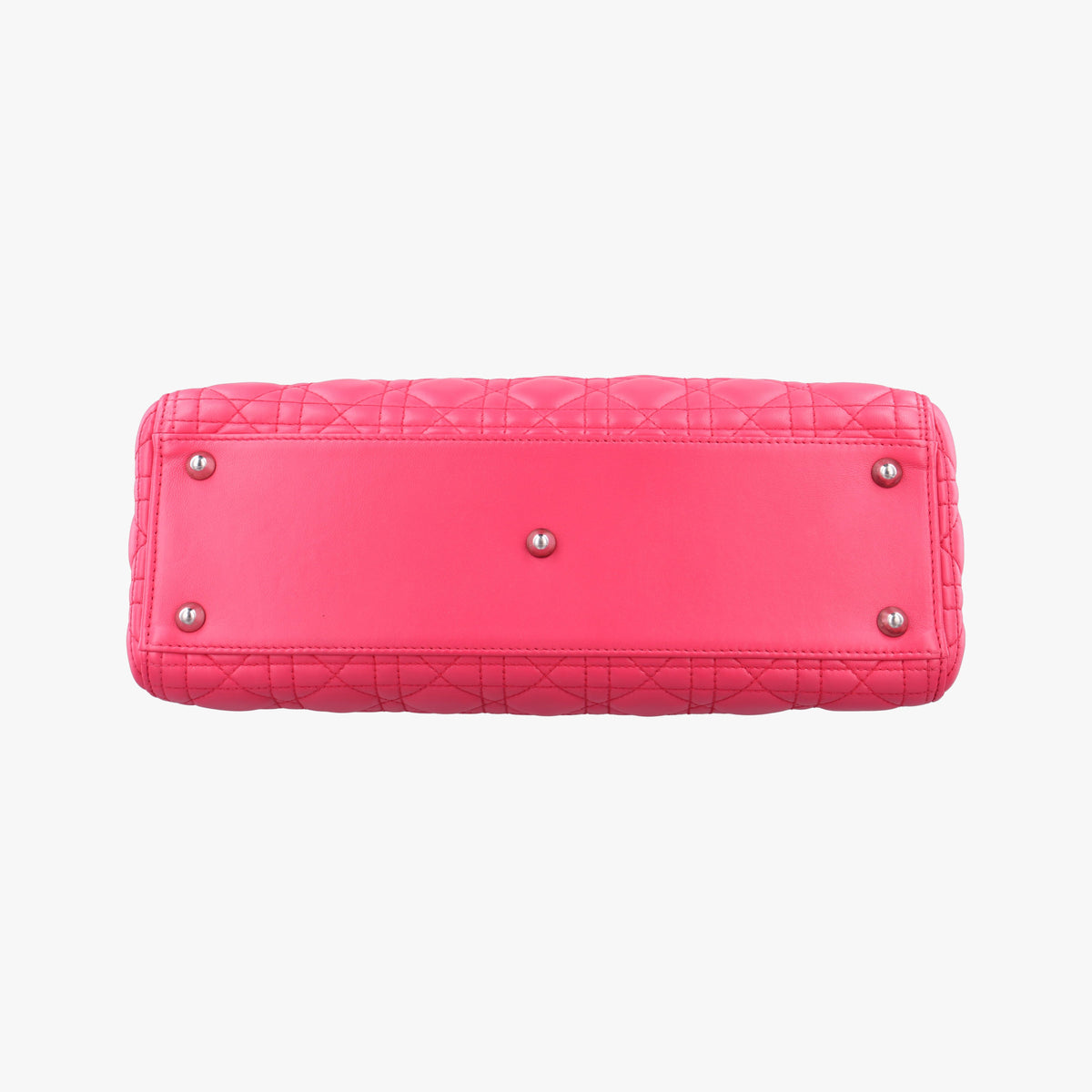 Pre-owned Christian Dior Lady Dior Rose lambskin  handbag | stylenewstar