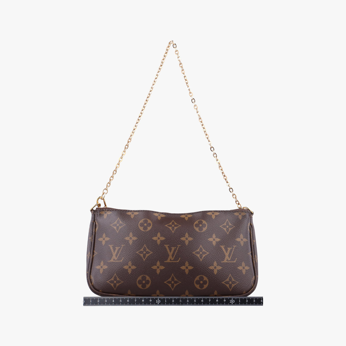 Secondhand Louis Vuitton Multi Pochette Accessoir brown×khaki Monogram Canvas M44813 shoulderbag | stylenewstar
